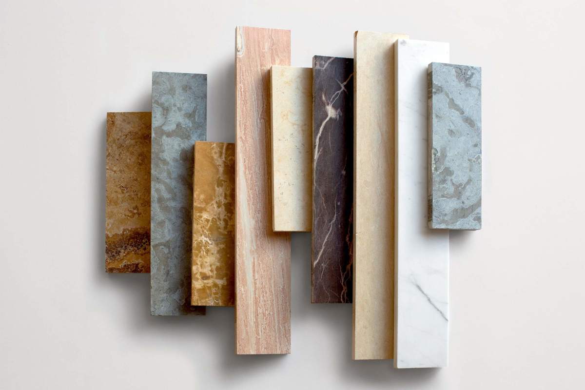 Tile strata linea stone plank four inch (bundle).