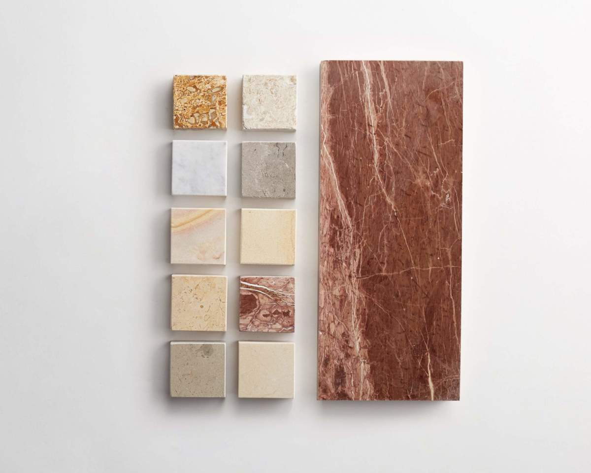 clé lapidary: strata linea | stone plank | five inch sample ~ ¾"