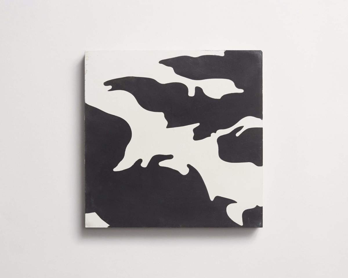 Tile concrete cement eskayel dance black white.
