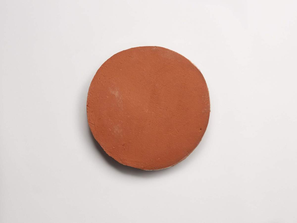 Terracotta Tile 8" Circle Unfinished Red Tile.
