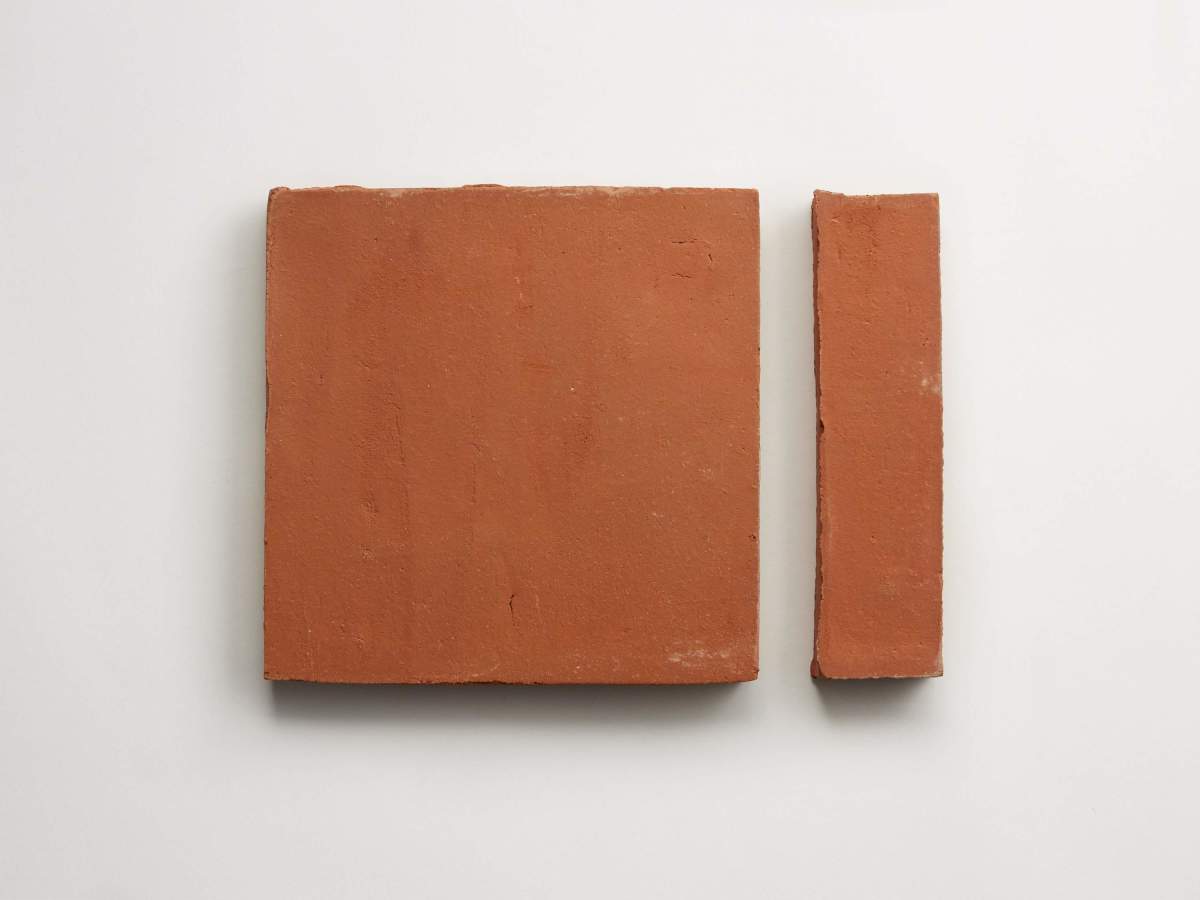 Terracotta Tile 8" Square + Rectangle Unfinished Red Tile.