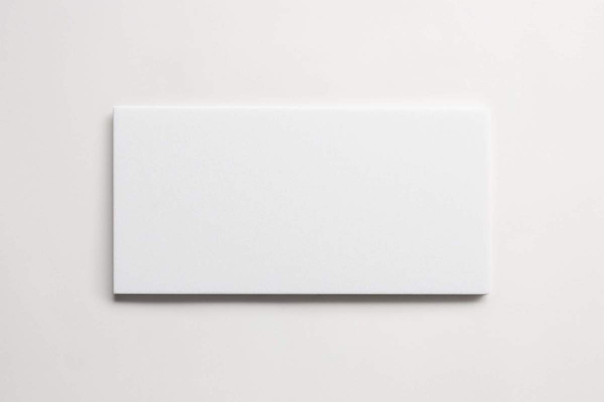 Tile thassos white stone oversized subway.