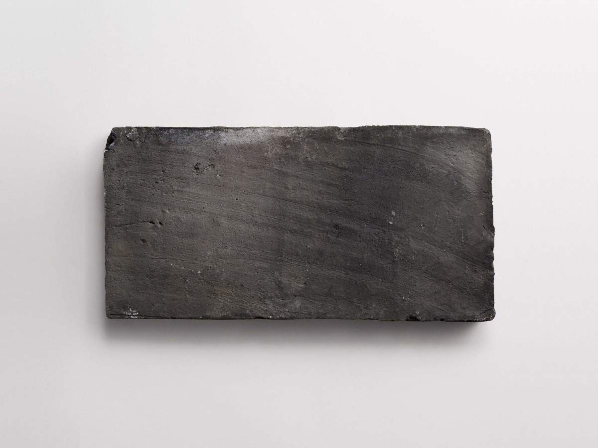 Cotto grigio rectangle tile +fornace brioni collaboration.