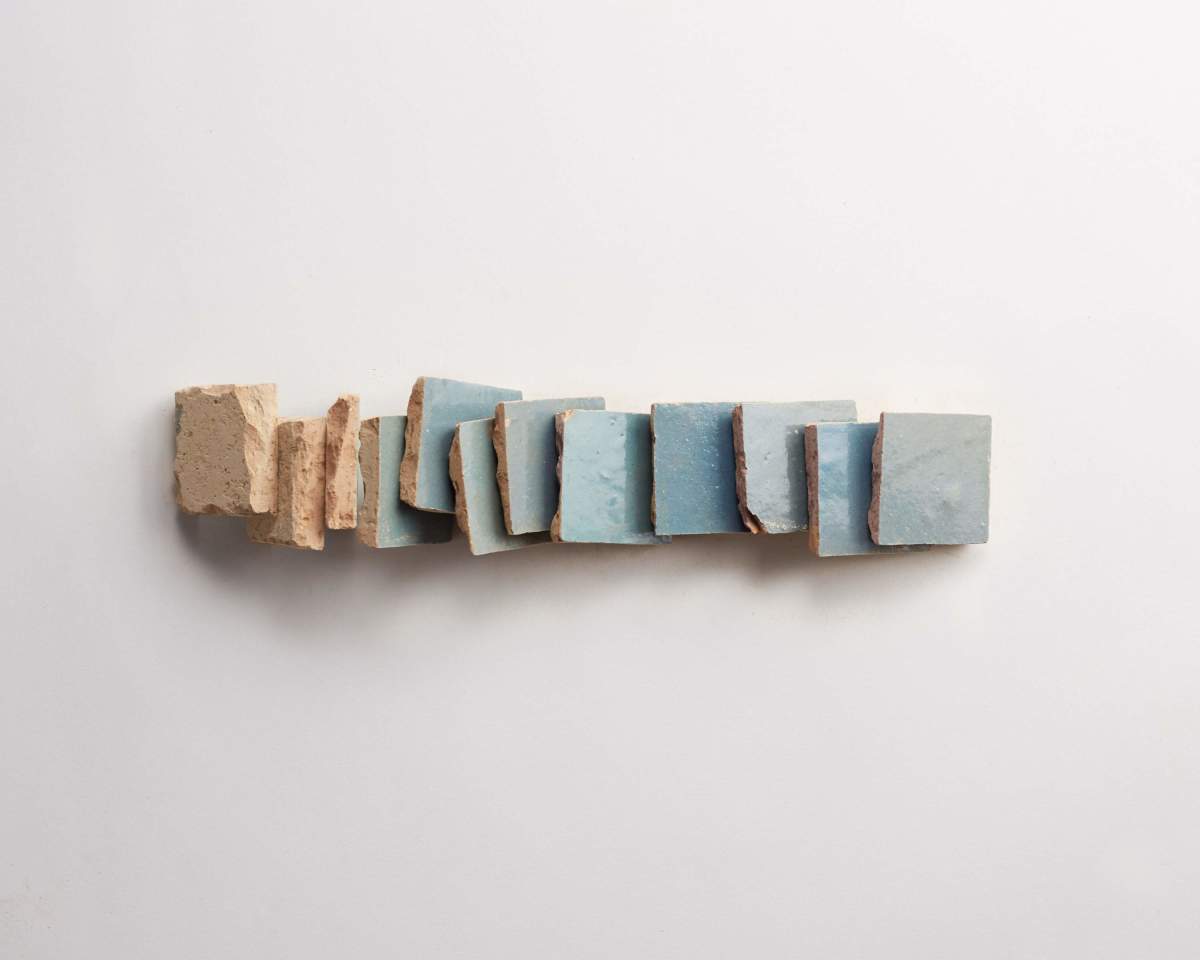 Pending storm 2" zellige unmounted square tile.