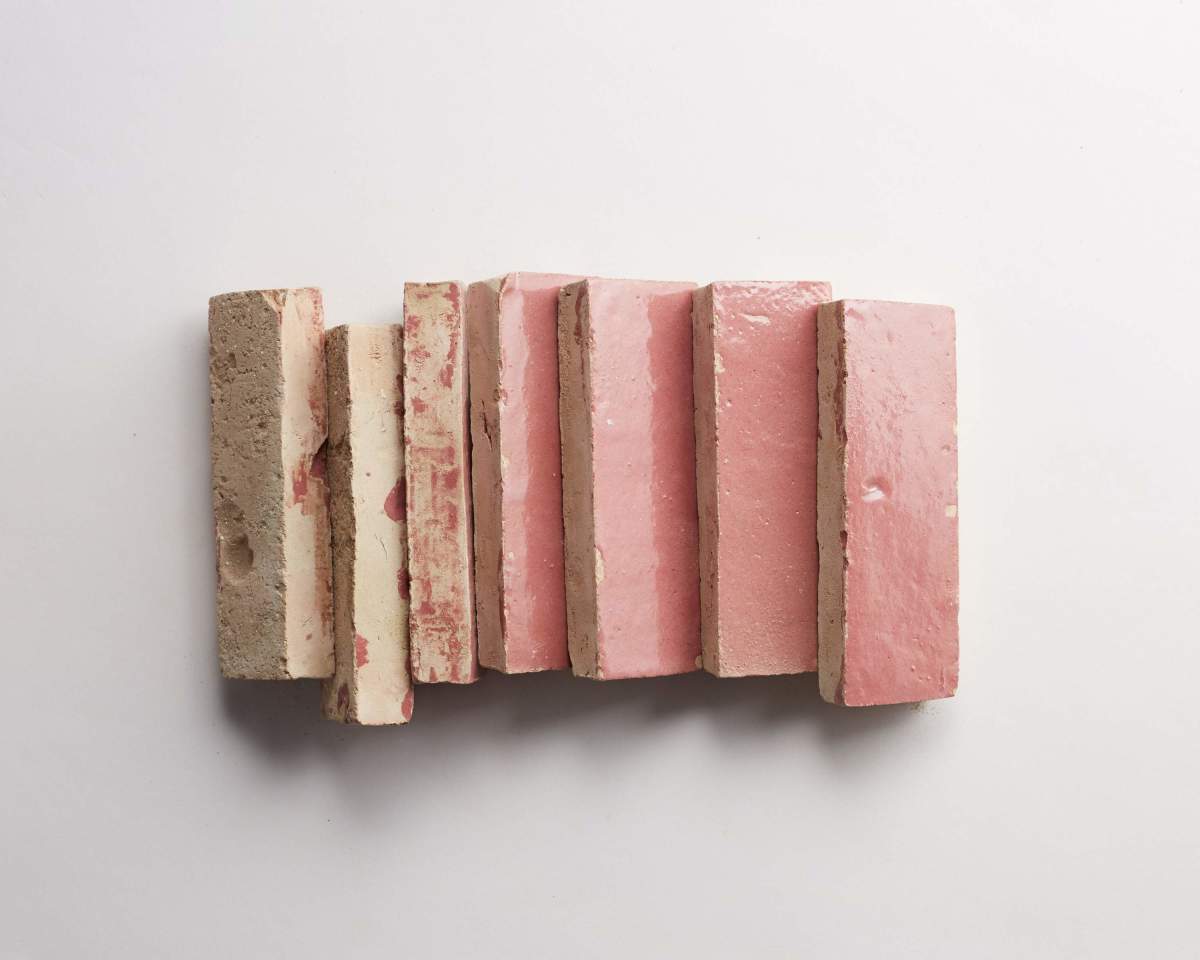 Zellige tiles blushing mistress pink subway bejmat.