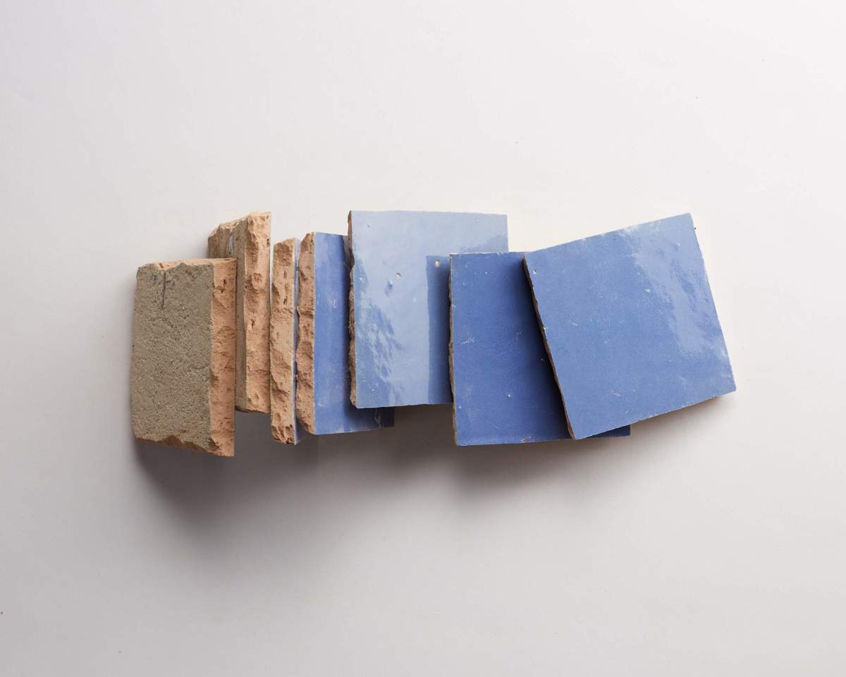 zellige tiles | terracotta | classic cerulean blue 4