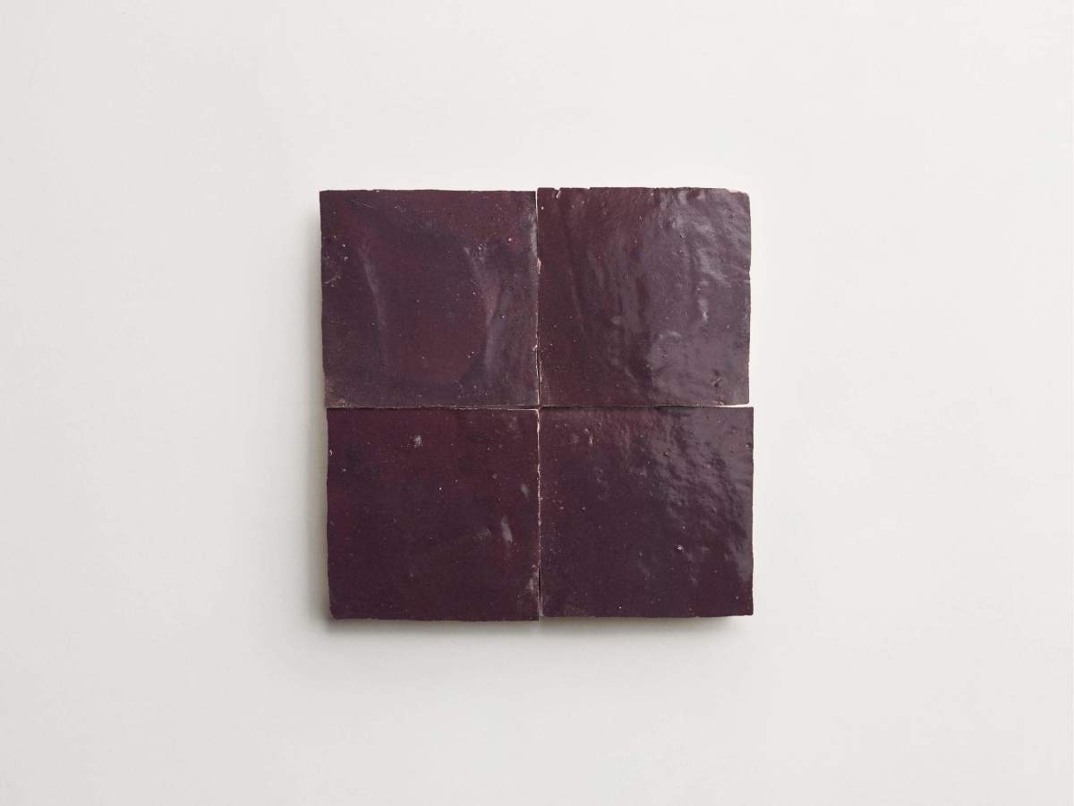 20%off♡ハイグレード✨パープルマイカ zellige tiles | midnight port purple 4