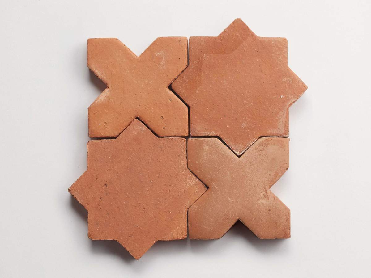terracotta tile | le sol | petit | star + cross (bundle)