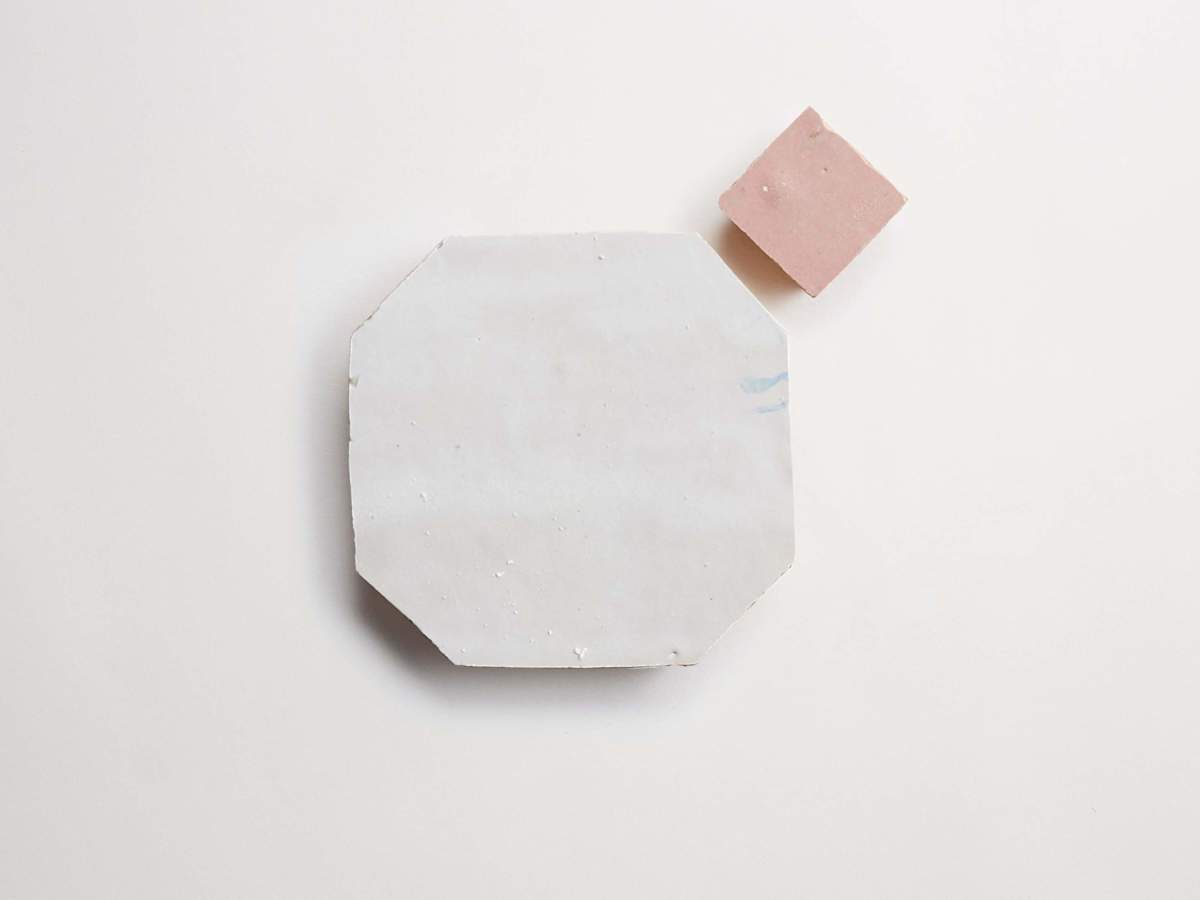 weathered white octagon & vintage rose bouchon | zio & sons + clé
