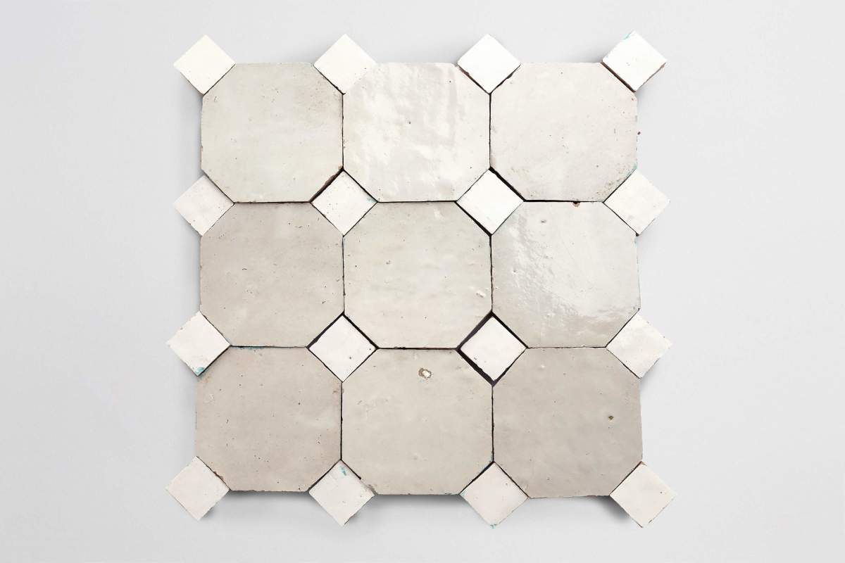 銀杯 weathered white octagon & sea salt bouchon | zio & sons + clé