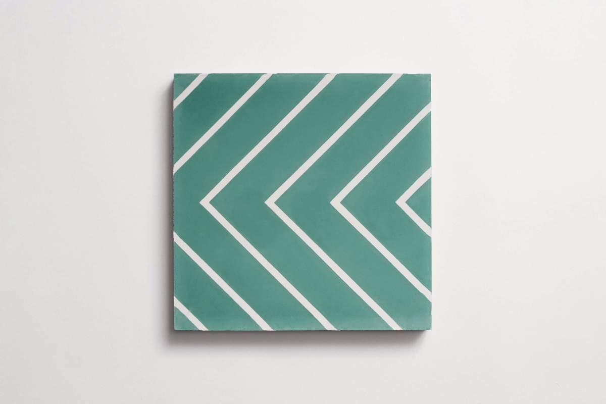 Tile concrete cement zenith pinstriped kelly.