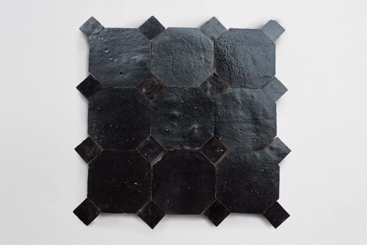 charred cedar octagon & bouchon | zio & sons | clé tile