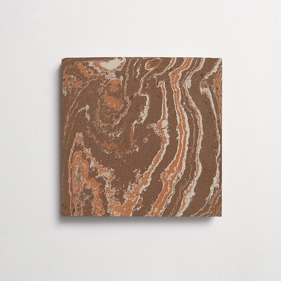 fornace brioni + cristina celestino terracotta samples cotto variegato