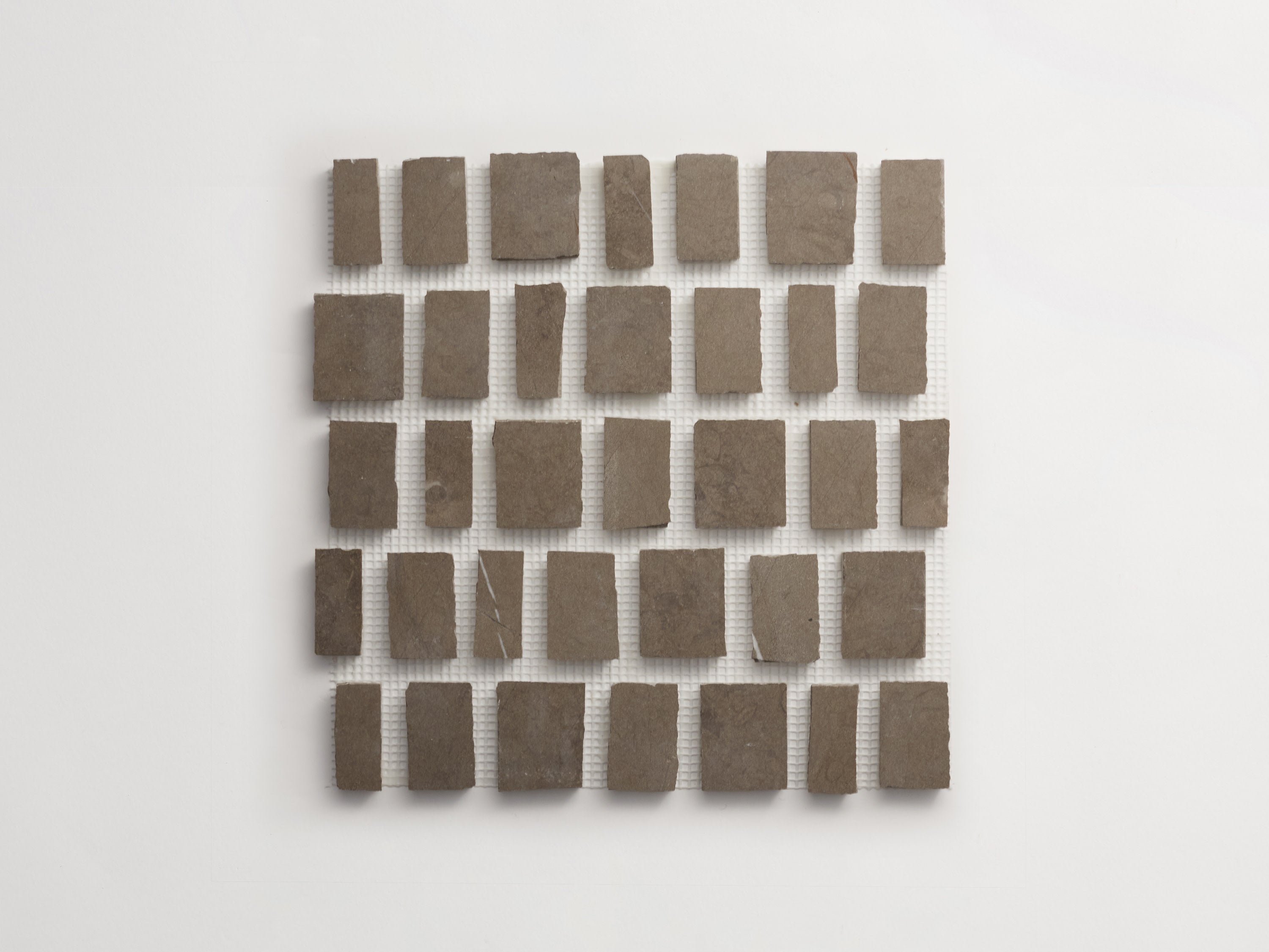 lapidary mosaic tile sheet | cashmere grey | 12.25 x 12