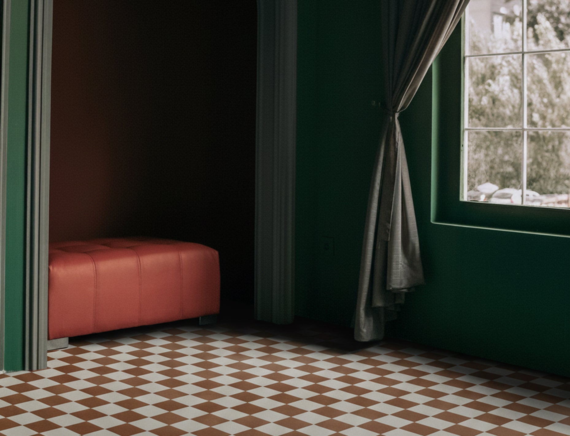 natural octagon & charred cedar bouchon | zio & sons | clé tile