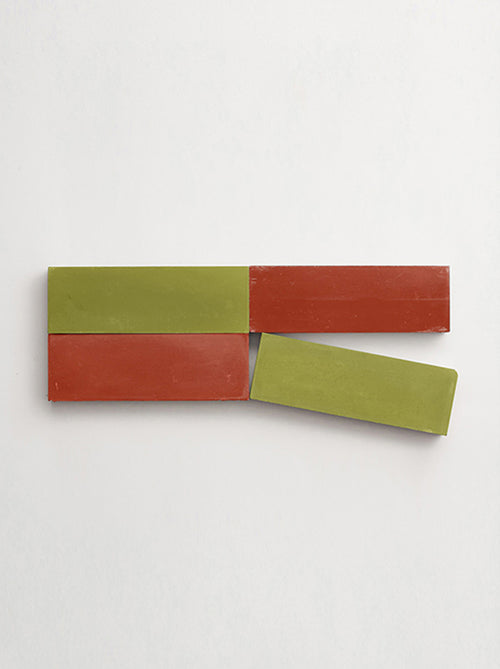 cement: mythology checkerboard
salon | baguette | matte | duo | olive + flame