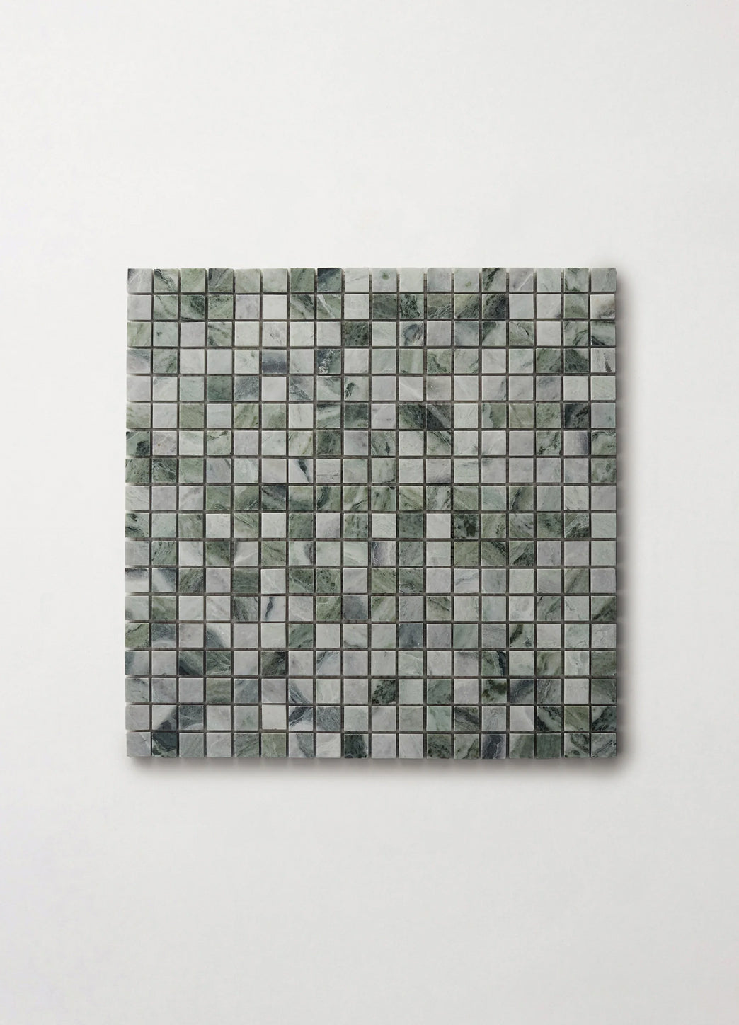 Lapidary stone tile | Rough Cut Mosaic Sheet | Galician Green | clé