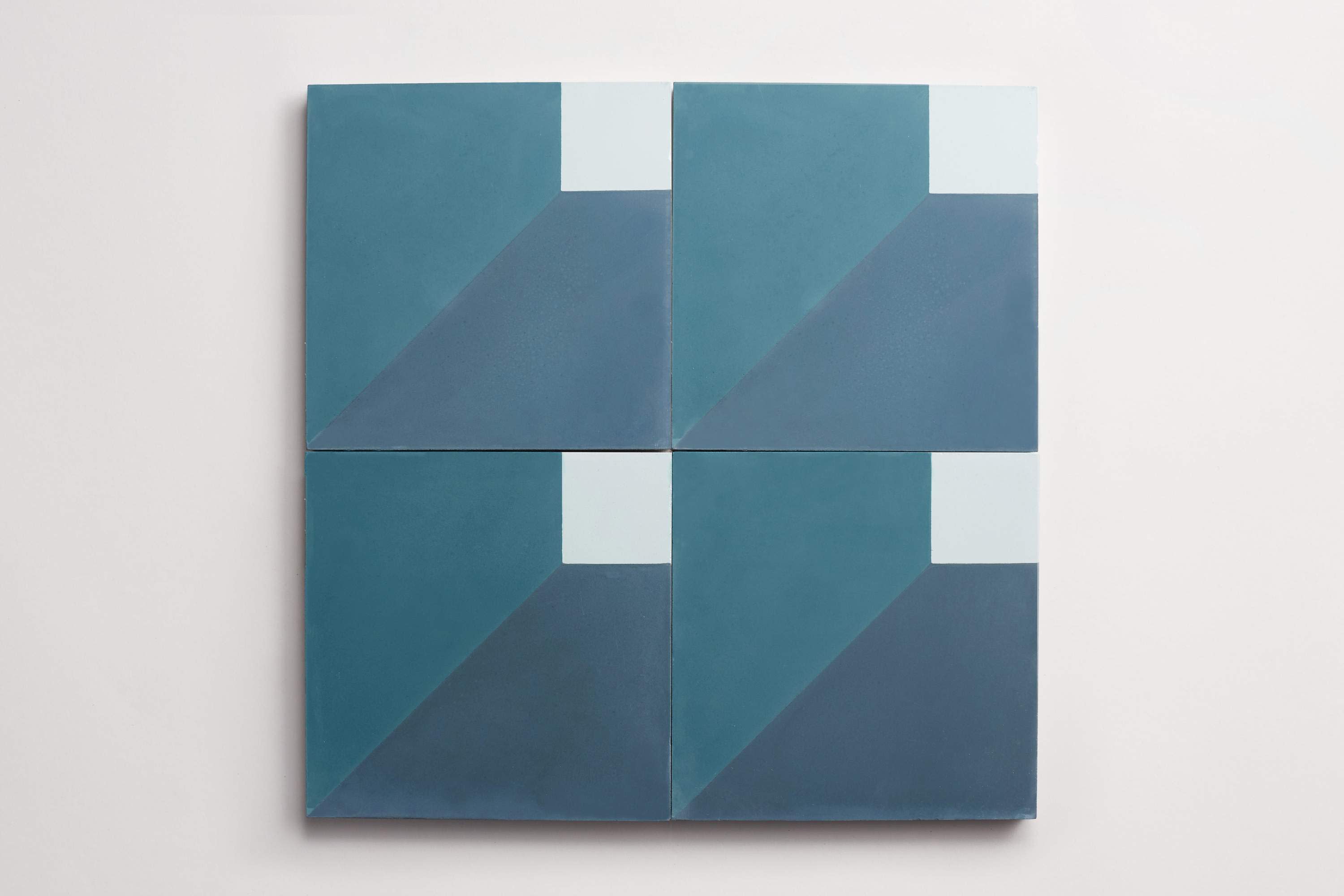 Unisletion Kyon☆ clé tile | concrete cement | cubicon slant | federal blue