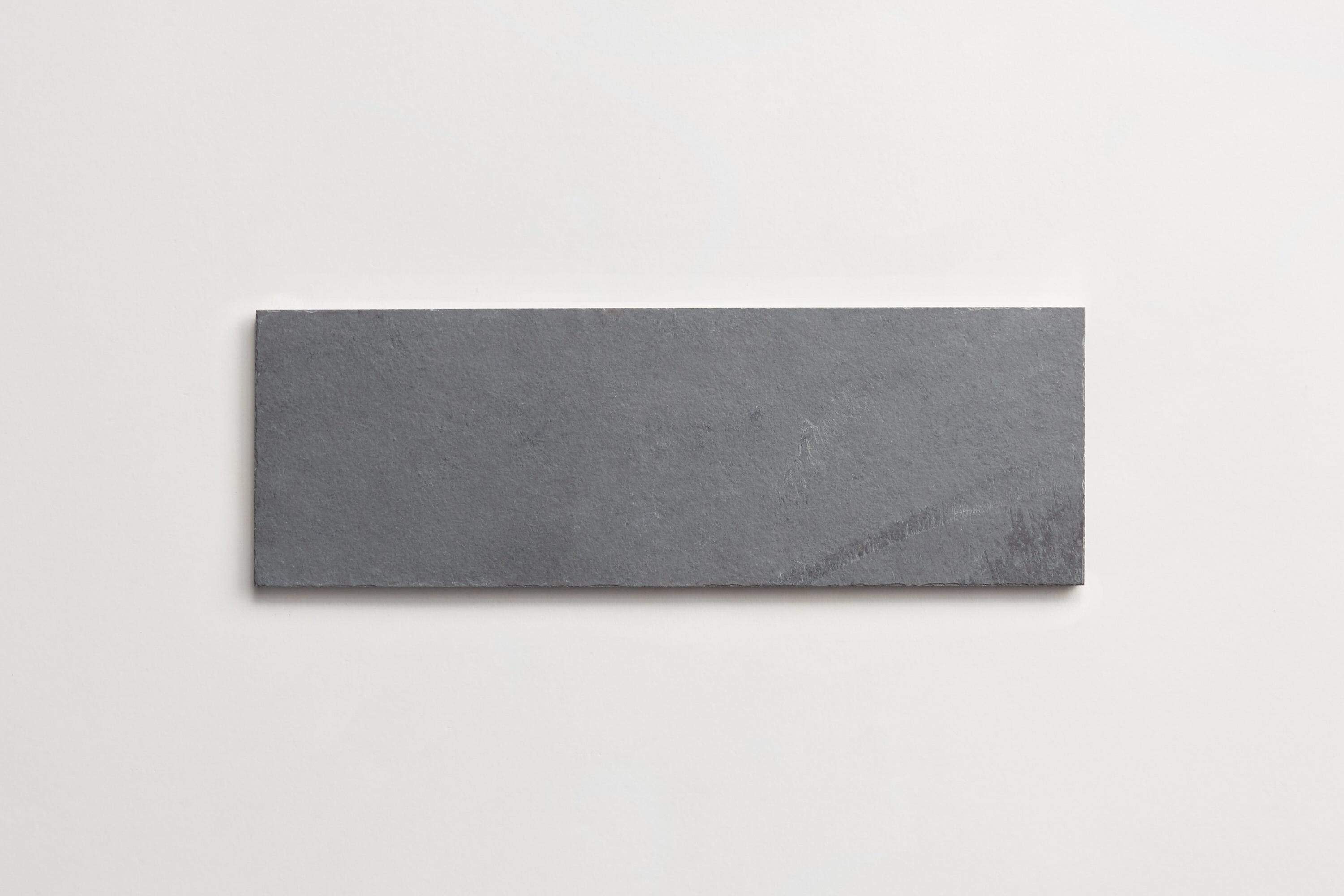 clé tile | natural stone | slate | small plank 4x12 | grey