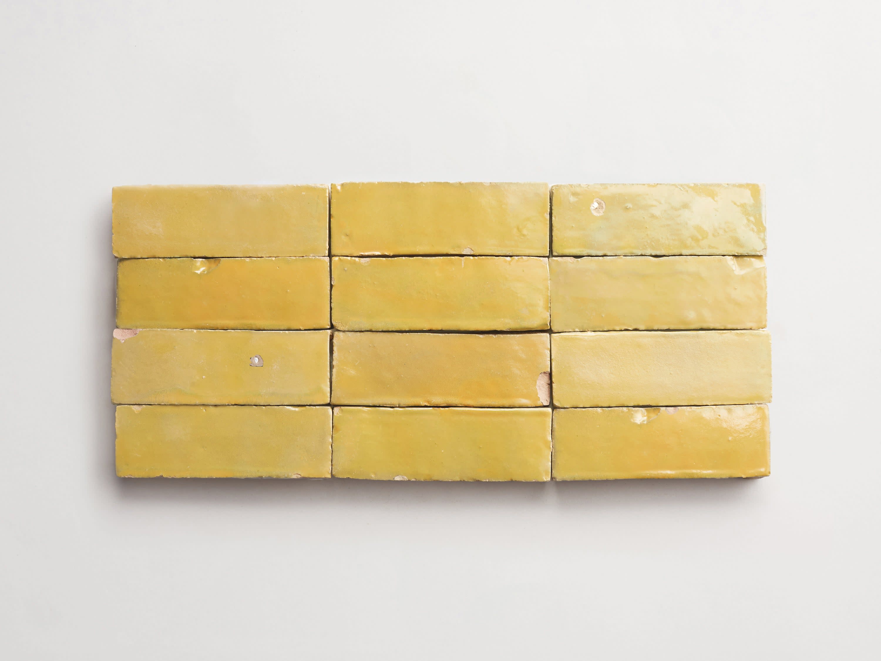 zellige tiles | yellow | indian saffron bejmat subway | clé