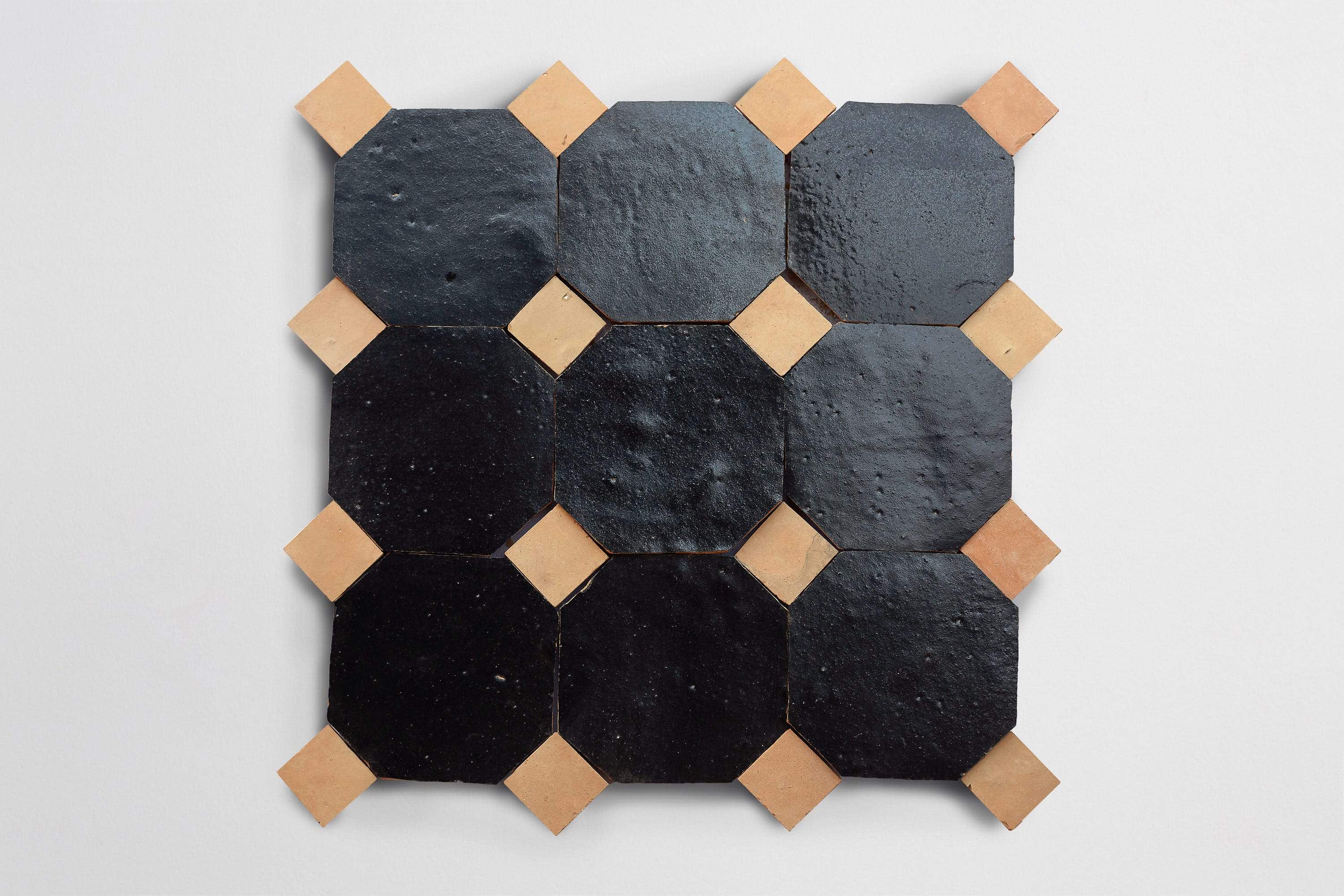 charred cedar octagon & natural bouchon | zio & sons + clé