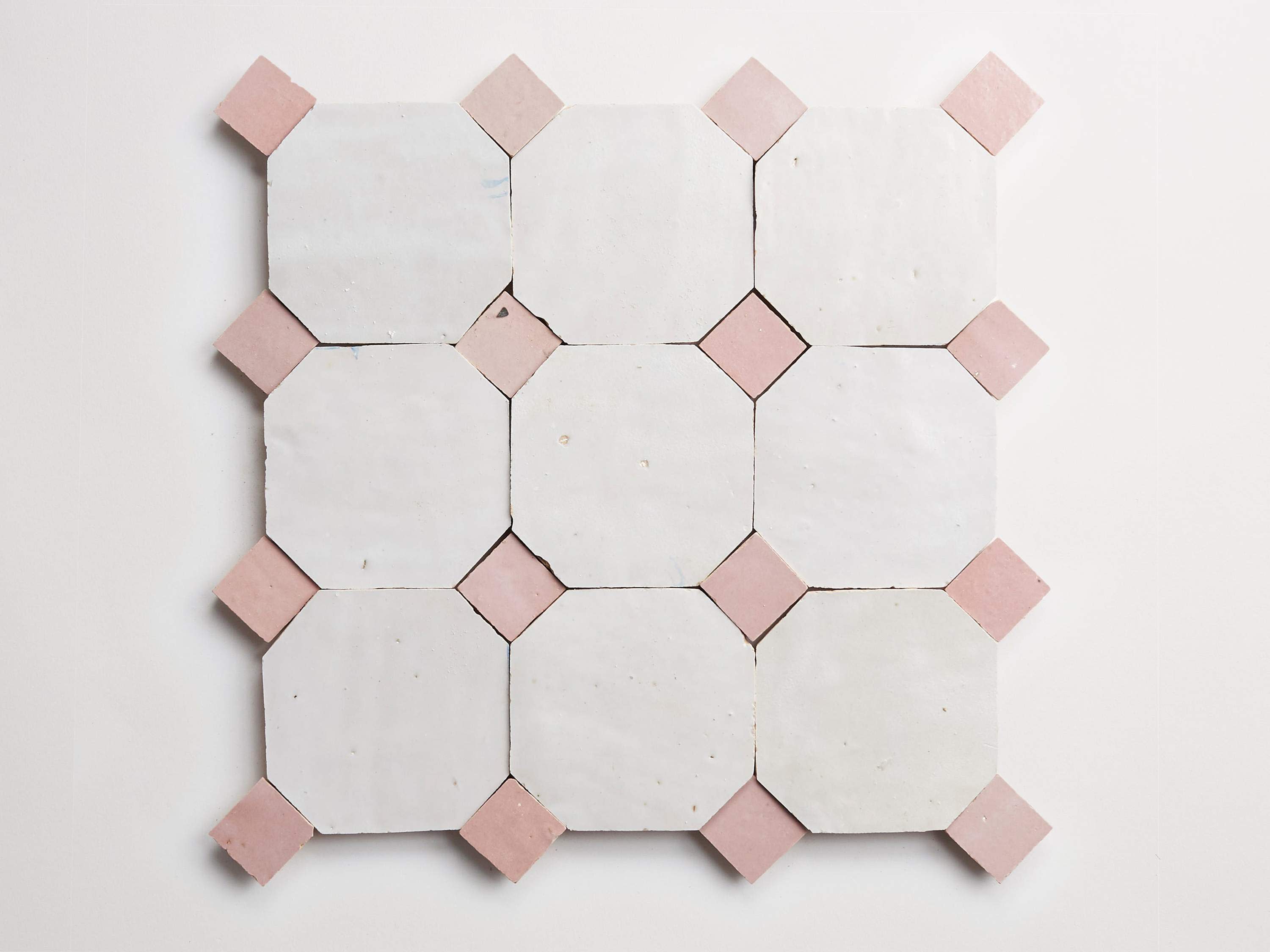 weathered white octagon & vintage rose bouchon | zio & sons + clé