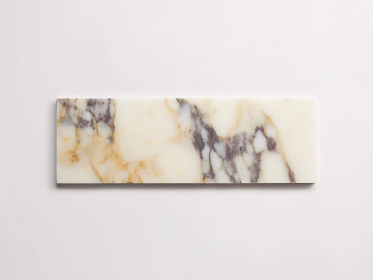 clé calacatta viola plank 4x12 clé tile