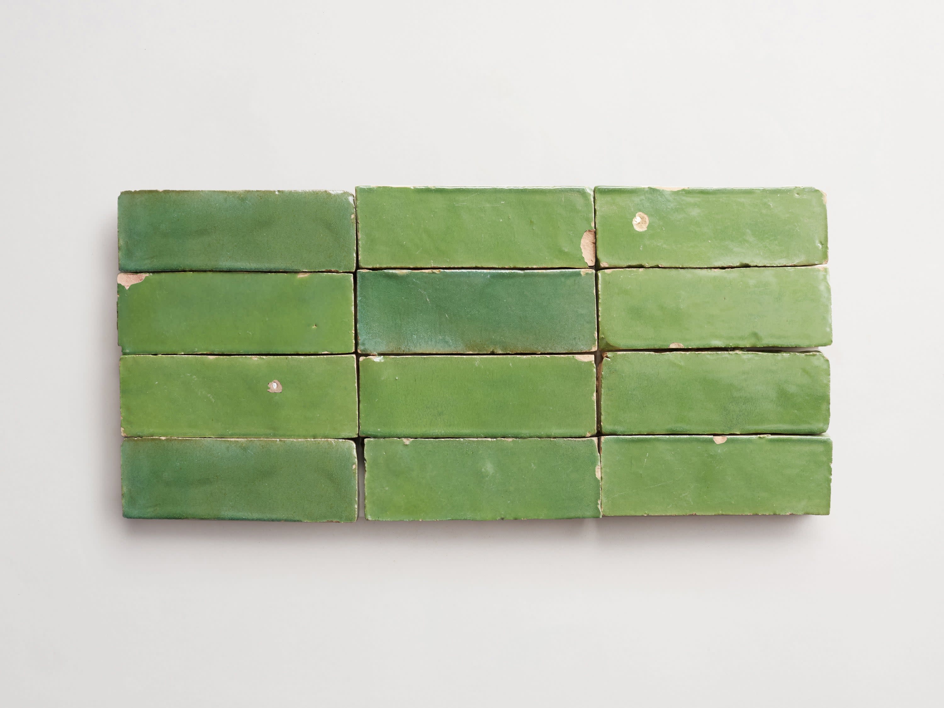 zellige tile | moroccan | fallen citrus green subway | clé