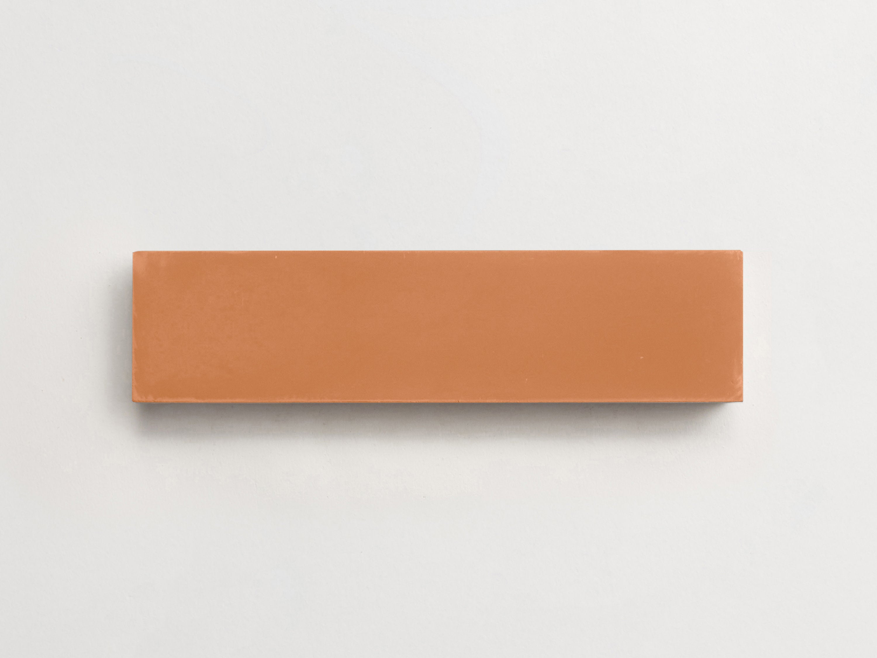 Cement tile | solid colors | 12x3 Rectangle | Ale Terracotta | clé