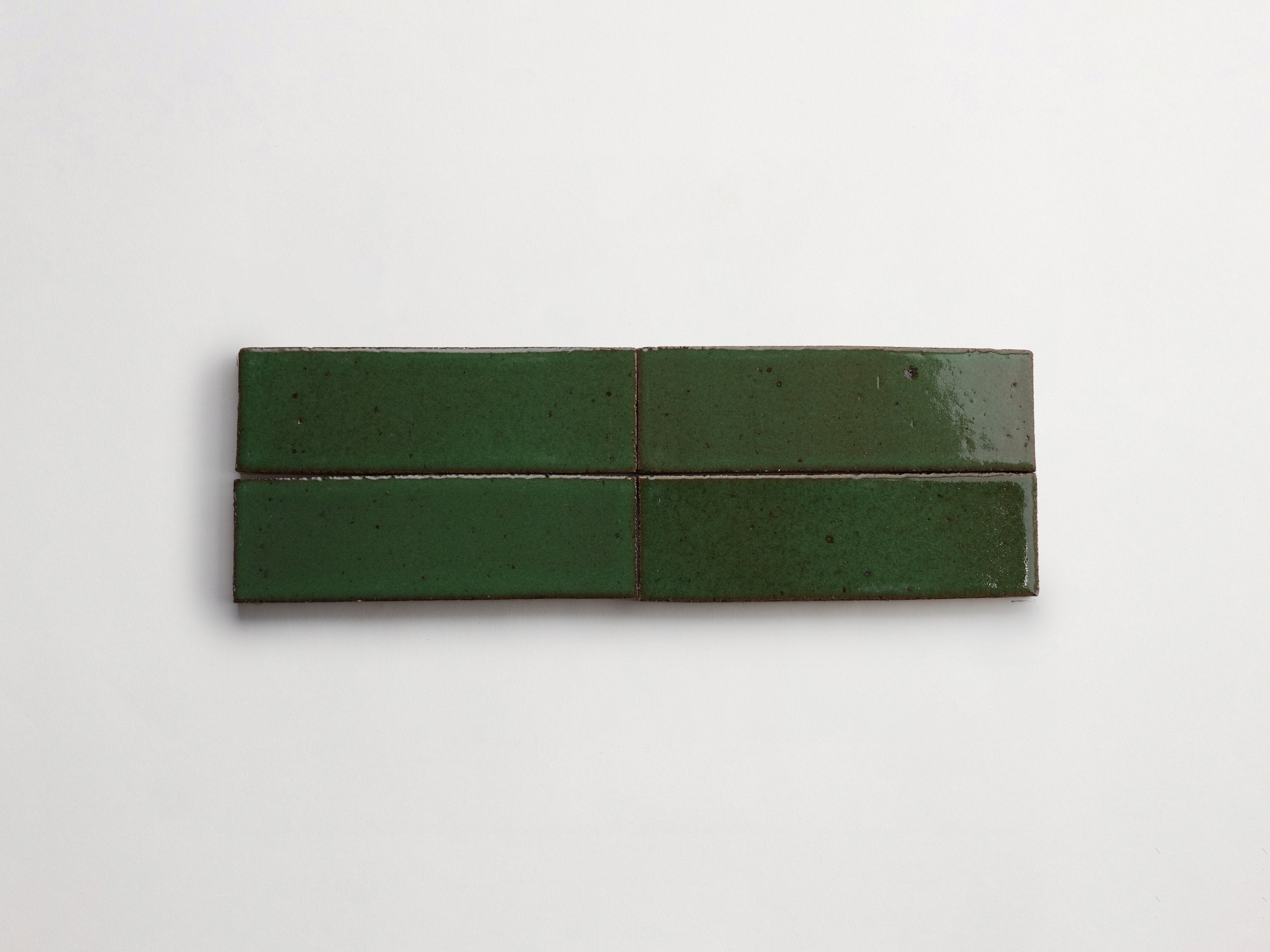 Glazed thin brick | 2½x8 | Cedar Grove | Green | clé guild
