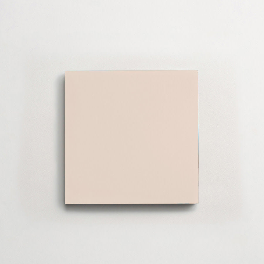 Cement tile | solid colors | 8x8 Square | Shell Pink | clé