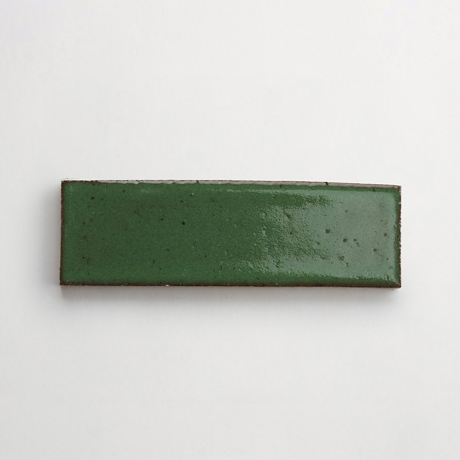Glazed thin brick | 2½x8 | Cedar Grove | Green | clé guild