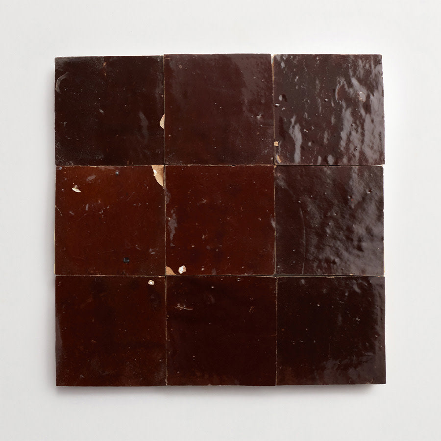 zellige tiles | moroccan | argan brown 4