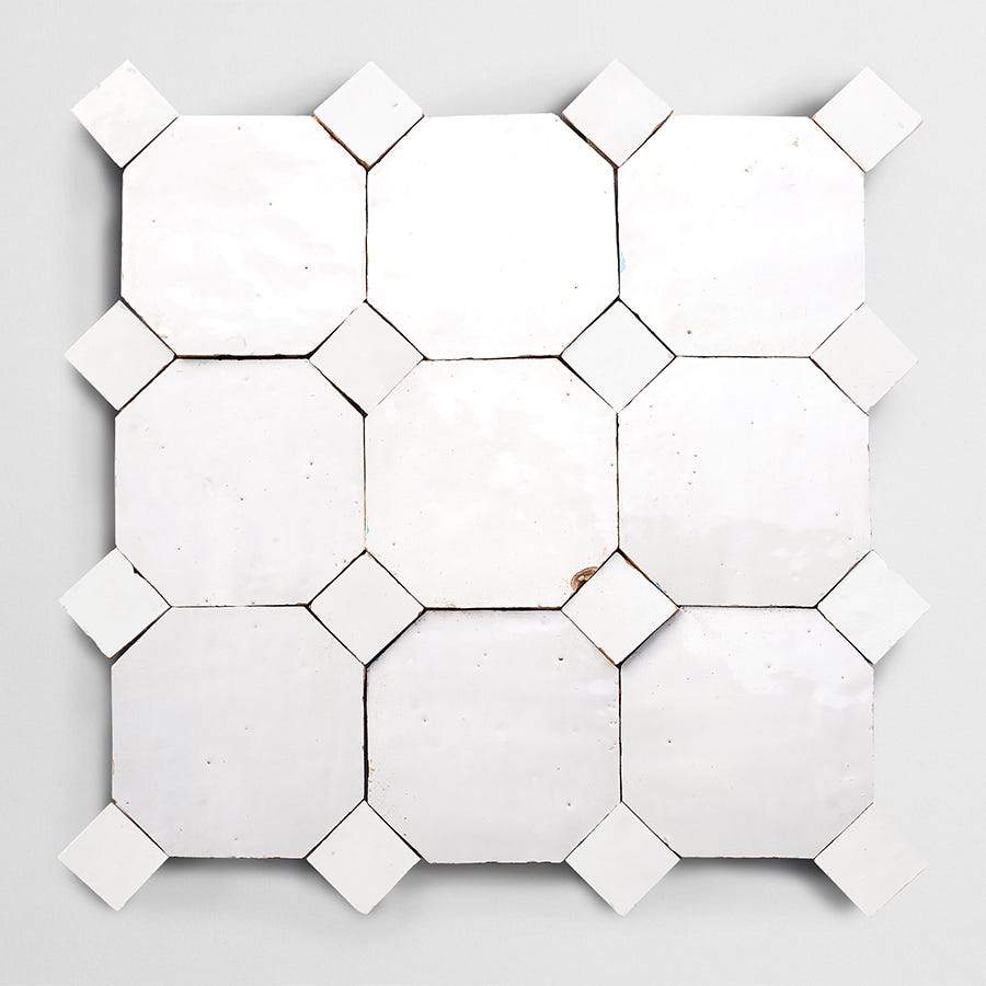moroccan sea salt octagon & bouchon | zio & sons | clé tile