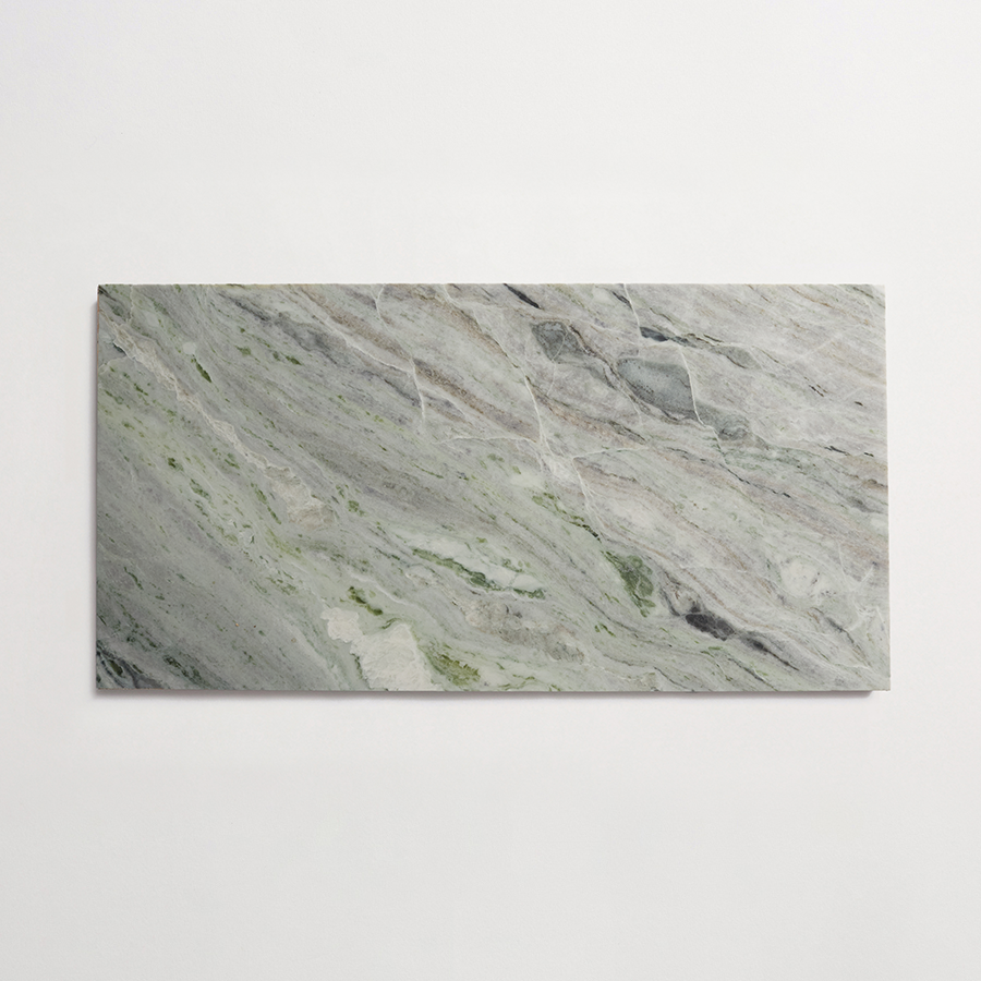 Lapidary stone tile | 24 x 12 | Jade Green | Honed | clé