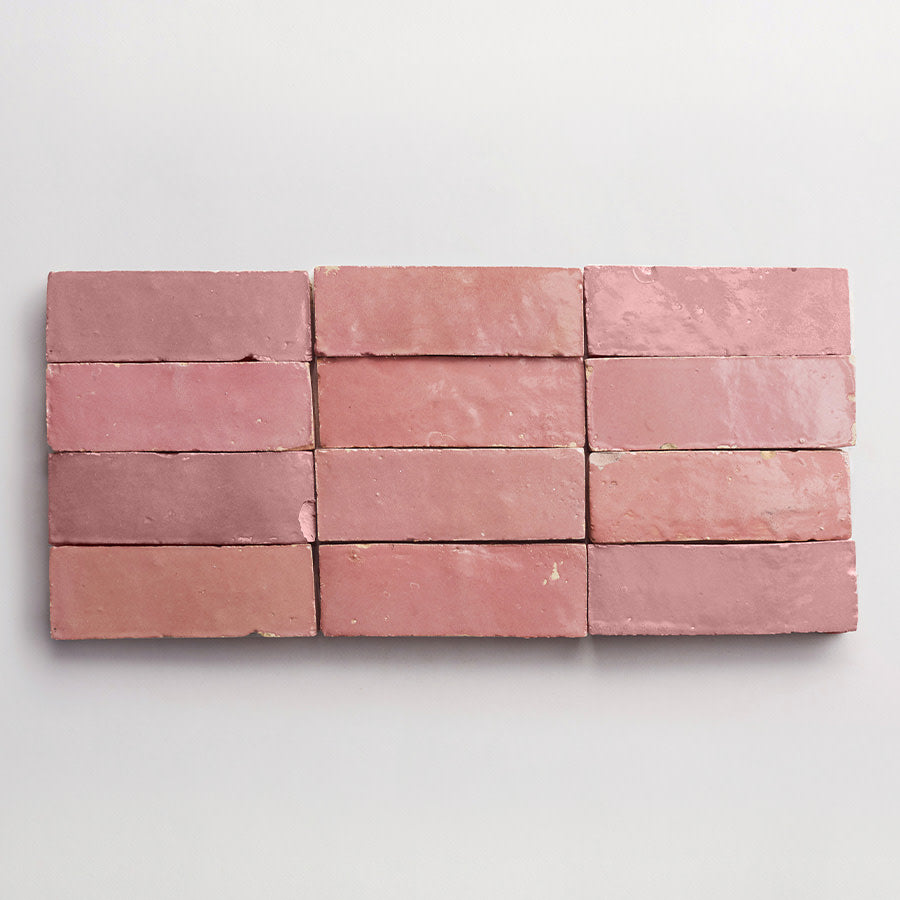zellige tile | vintage rose pink subway bejmat | clé