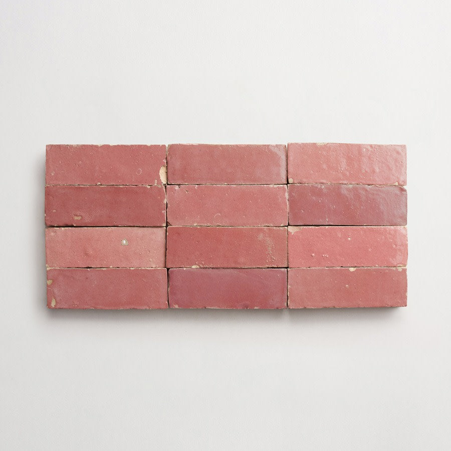 zellige tiles | blushing mistress pink subway bejmat | clé