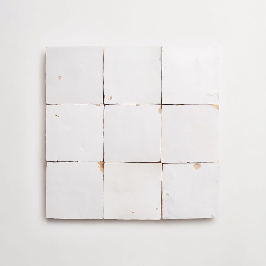 ソルベットs ホワイト white zellige tile | moroccan sea salt 4