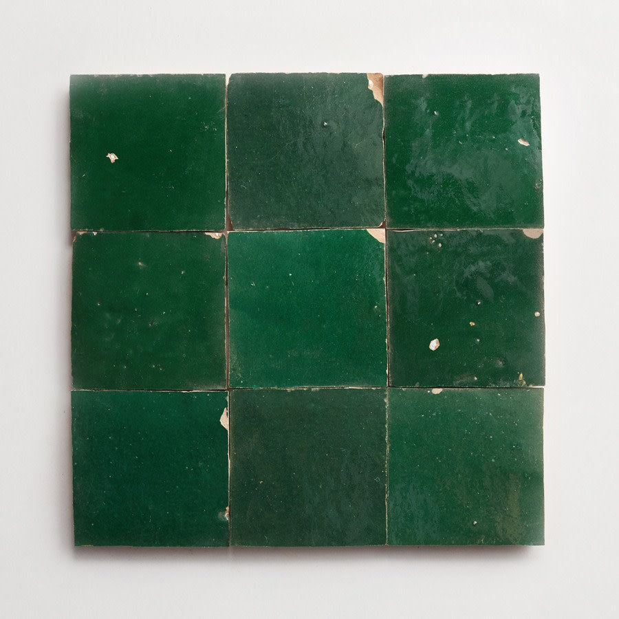 zellige tile | secret lagoon deep green 4