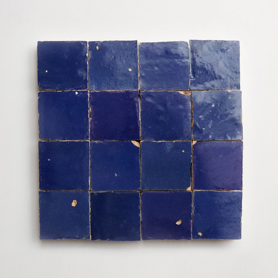 zellige tile | ancient sea dark blue 2