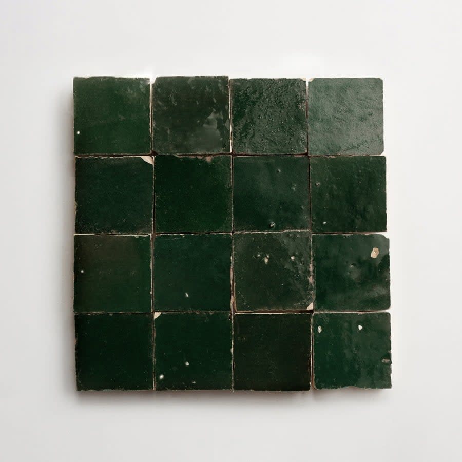 zellige tiles | cindered olive green 2