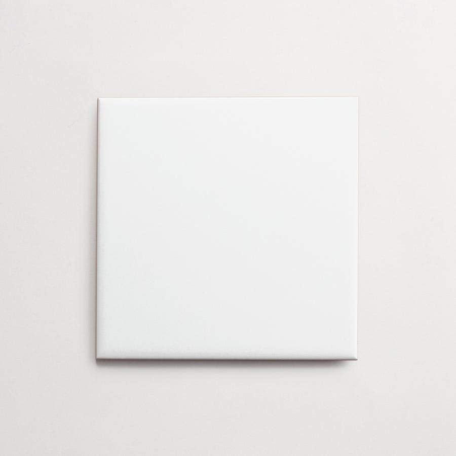 clé tile | ceramic | white | 6