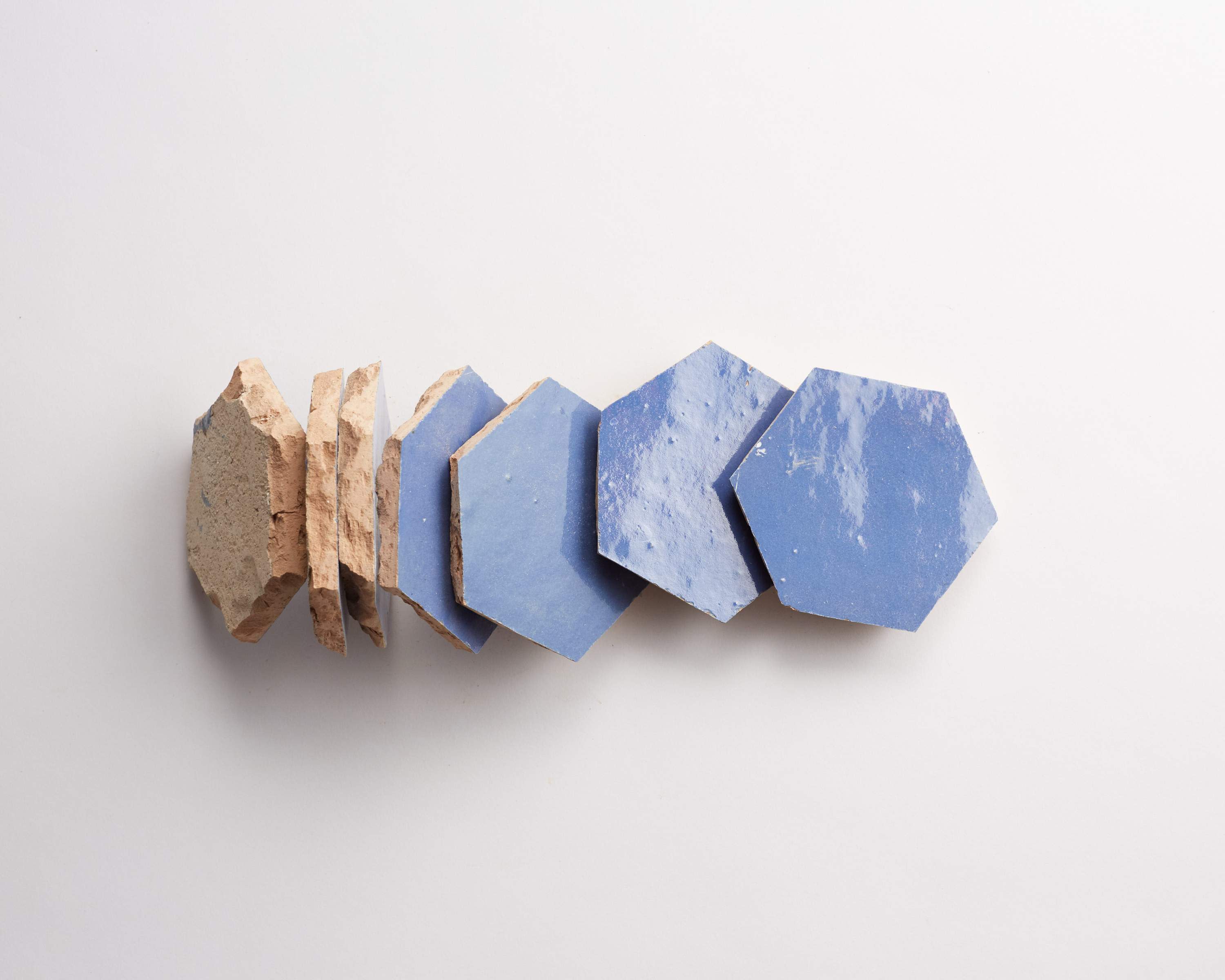 zellige tile | classic cerulean 3.5 x 4 square | clé