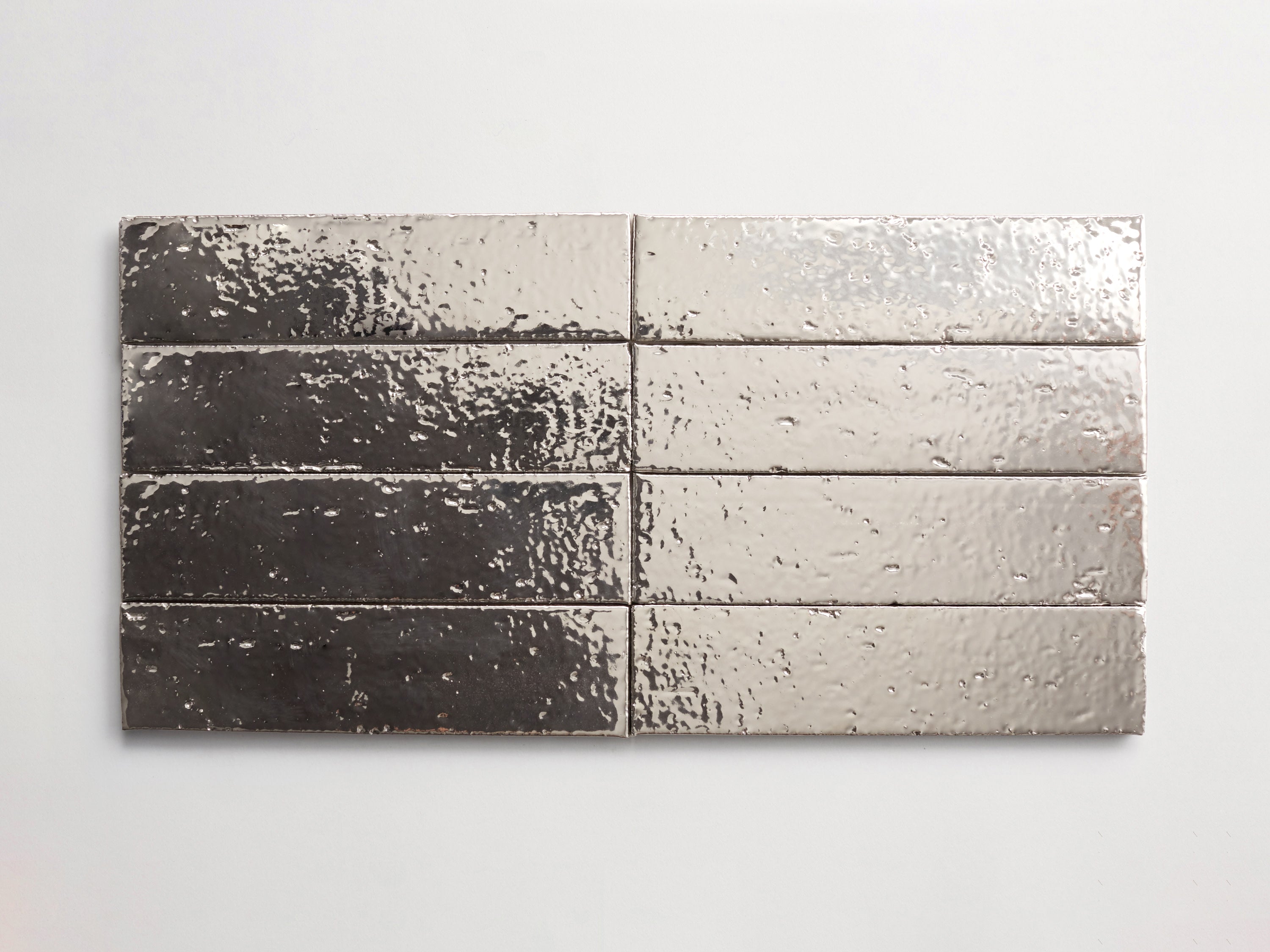modern farmhouse brick tile | sterling gloss | 9.5 x2.5