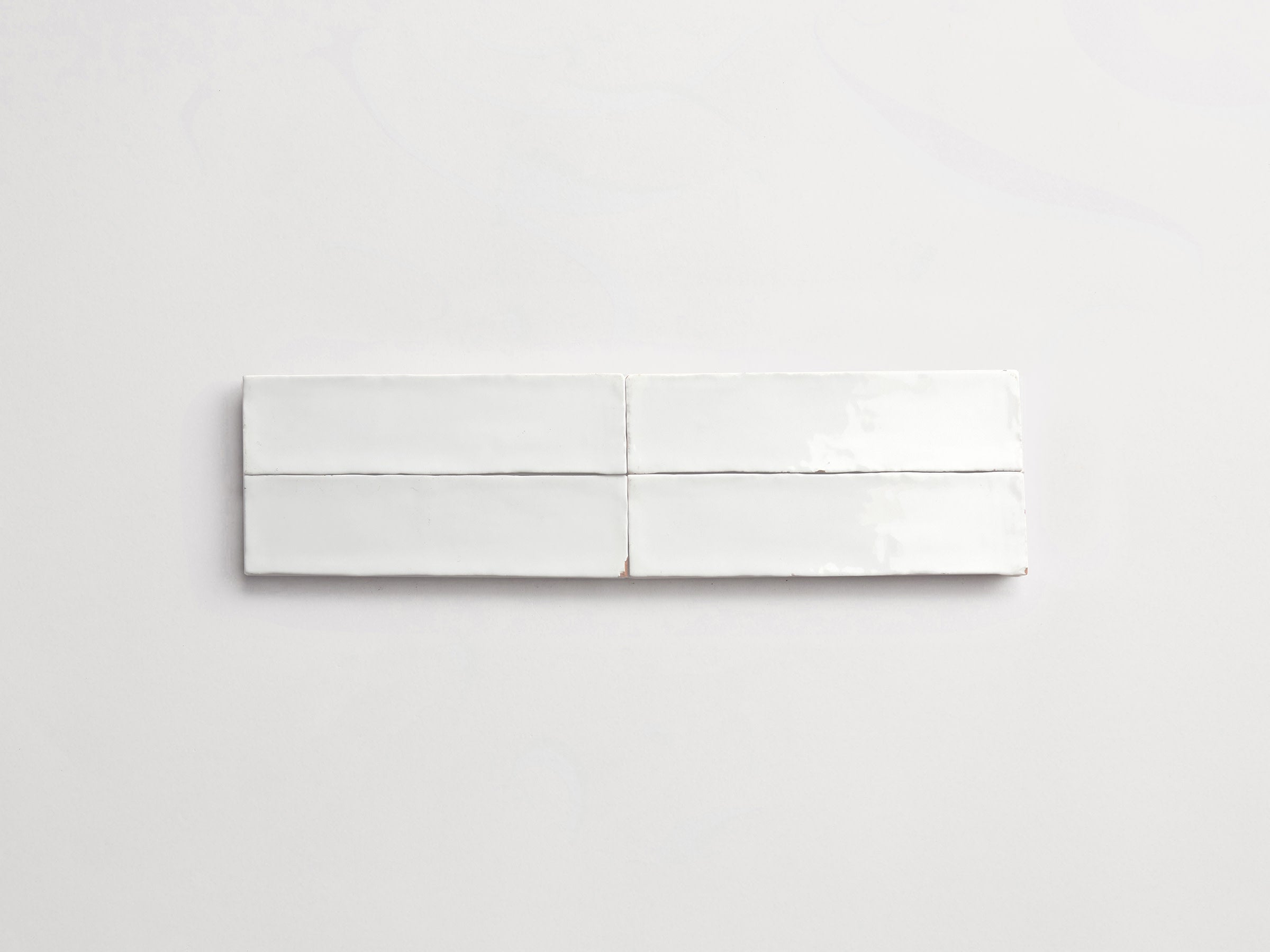 Basic Terracotta Tile | 8x2 | gloss White | clé Tile