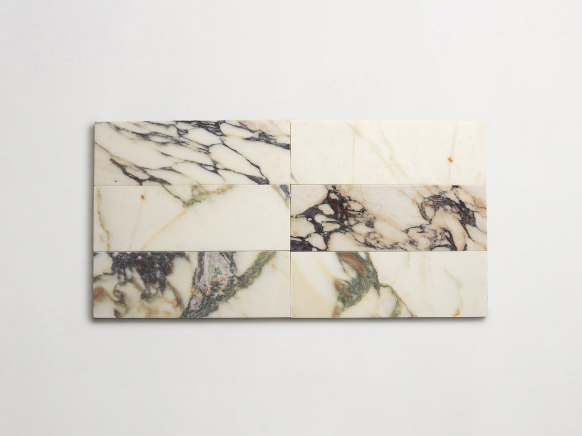 clé calacatta viola plank 4x12 clé tile