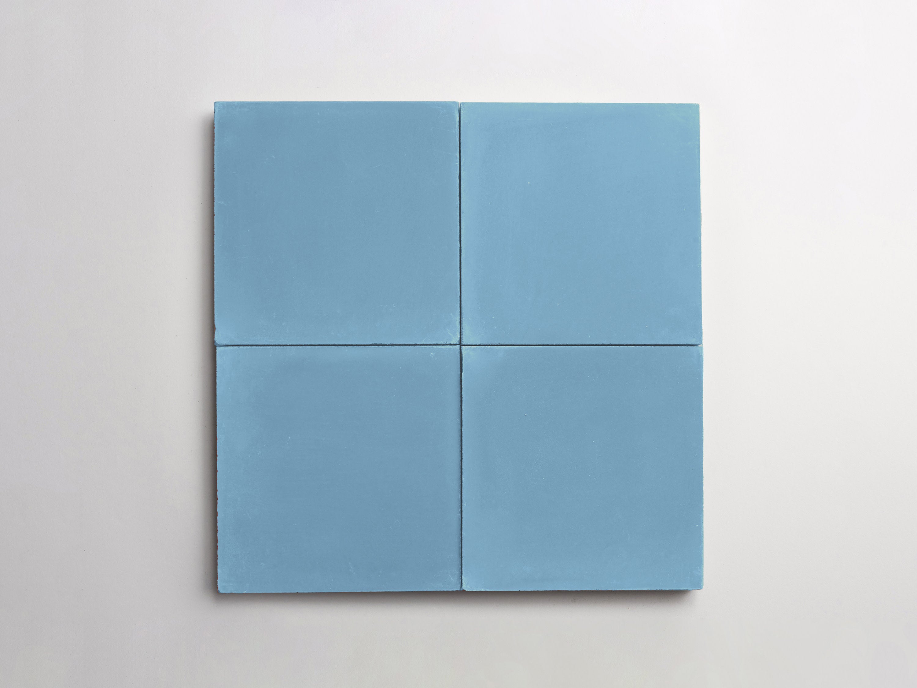 Cement tile | solid colors | 8x8 Square | Azure Blue | clé