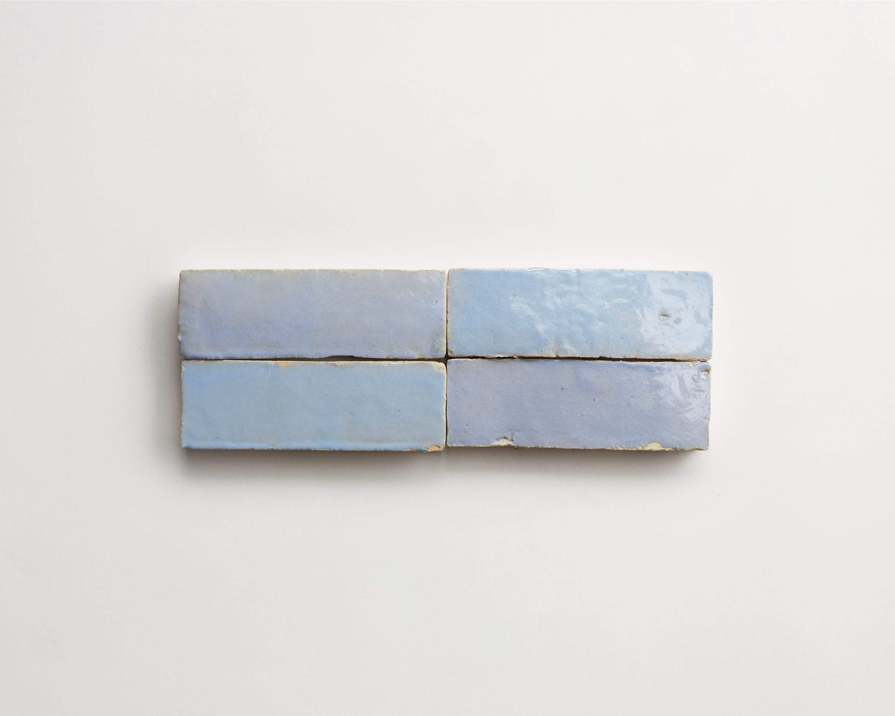zellige tile | sky bloom soft blue subway bejmat | clé