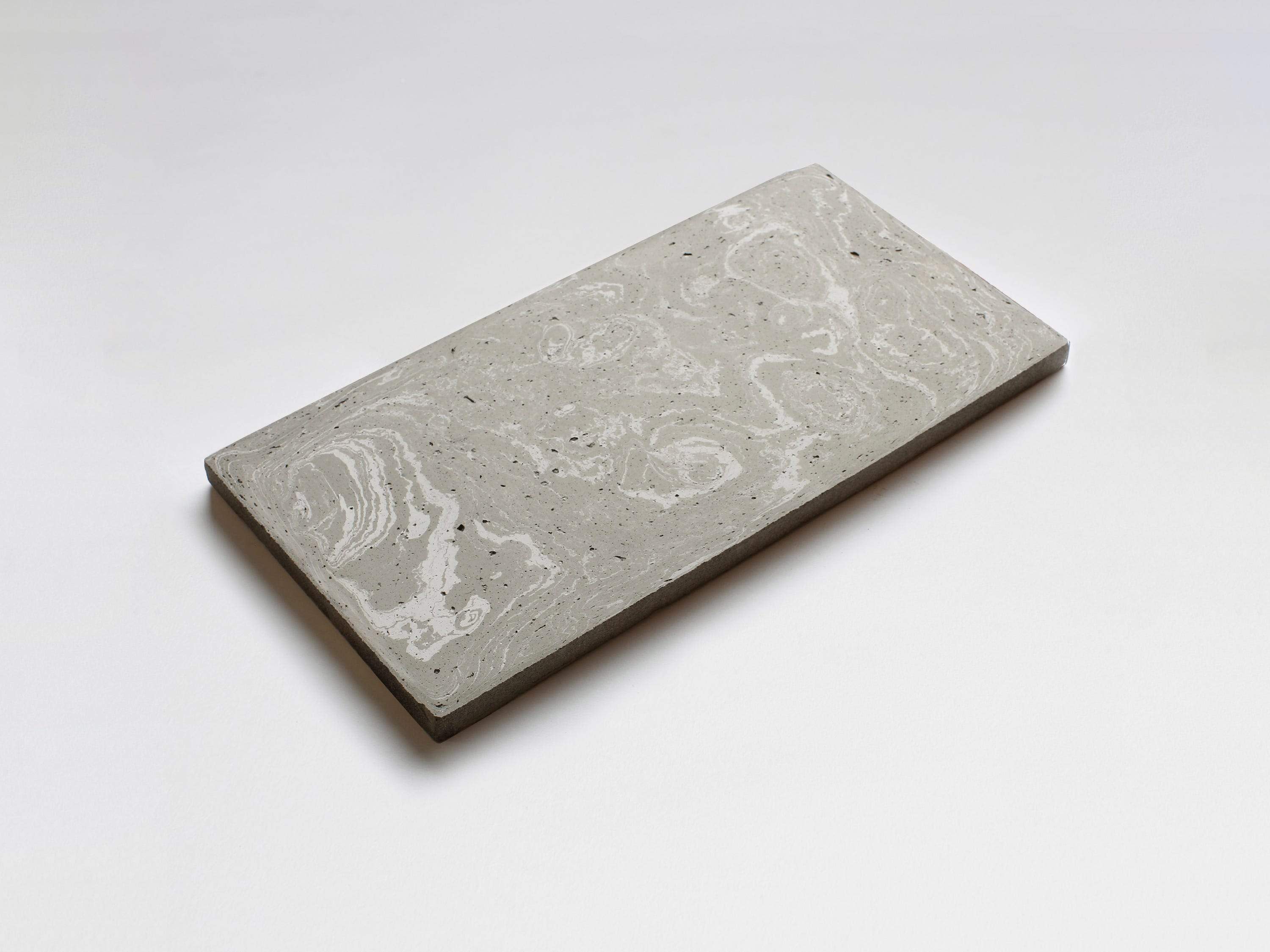 tavella cotto variegato white on grey | fornace brioni | clé tile
