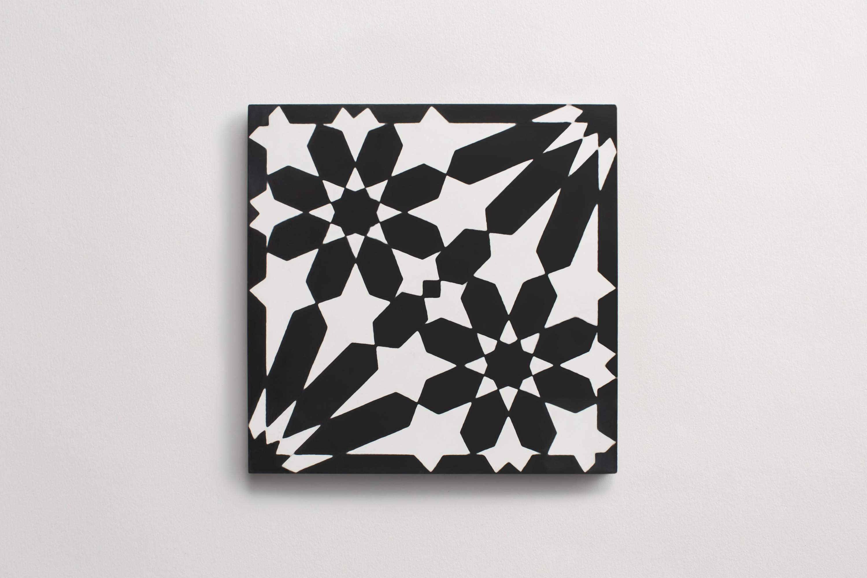 clé tile | cement | moroccan one andalucia | black white